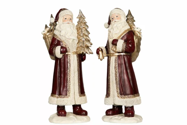 Tomte Claus Stor Mix Poly 15x12x35cm