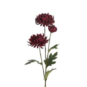 Konstgjord röd Chrysanthemum 60 cm