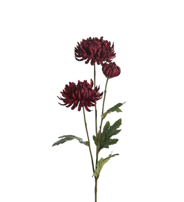 Konstgjord röd Chrysanthemum 60 cm