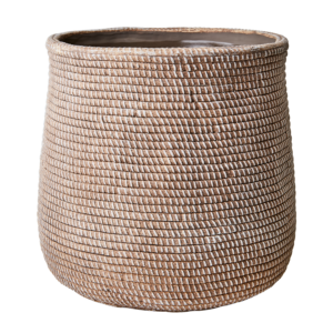 Kruka | CAMILLE, Beige Ø20/25xH24 cm